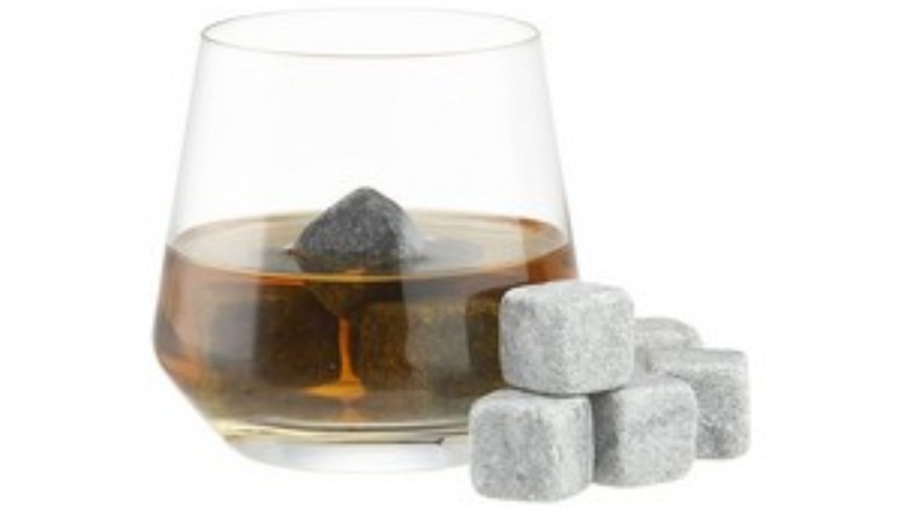Vakman Sluimeren Graf On the rocks met echte whisky stenen