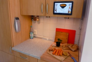 Tablet ingebouwd in je keuken