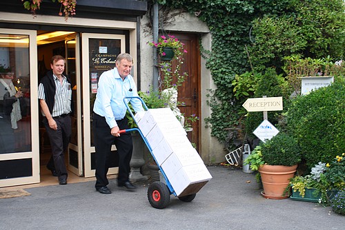 De buit inladen