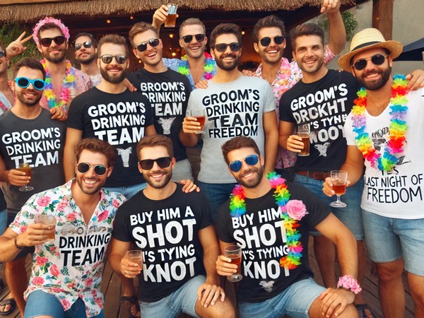 T-shirts voor op een vrijgezellenfeest