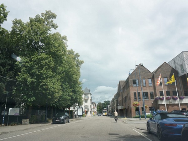 de examenroute die ik reed in Geel